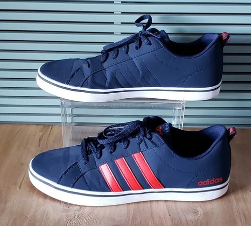 adidas blue with red stripes